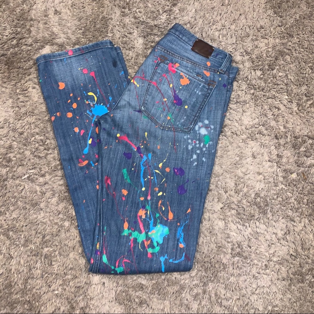 Paint Splatter Banana Republic Jeans Size 28